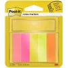 Post-it 15x50mm 5x100lap neon papír jelölőlap 100% PEFC, SGSCH-PEFC-COC-110078