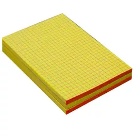 A5-Notizblock, quadratisch, gelb