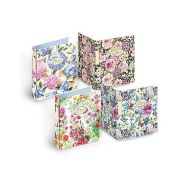   Pigna Nature Flowers A4 4 gyűrűs 40mm gerincszélességű gyűrűskönyv