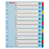 Esselte A4 extra széles 1-12 újraírható regiszter