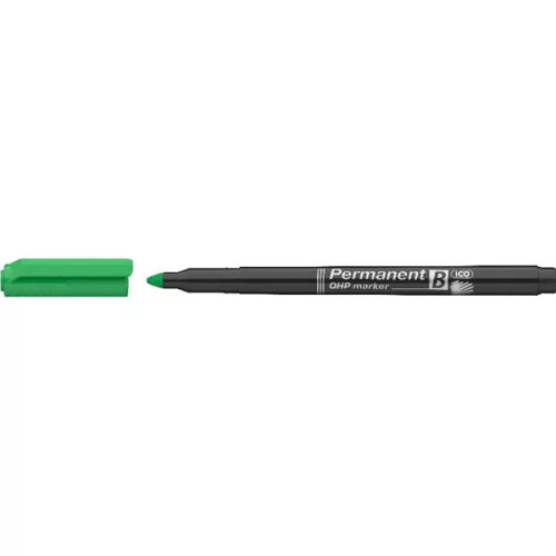 ICO OHP B 2-3mm zöld permanent marker