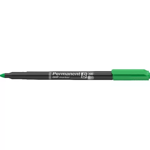 ICO OHP B 2-3mm zöld permanent marker