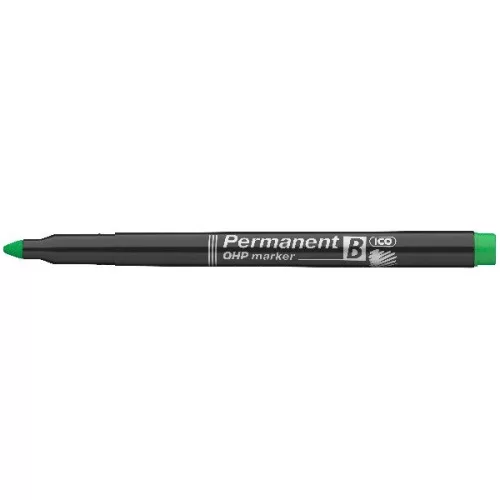 ICO OHP B 2-3mm zöld permanent marker