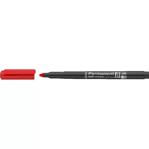ICO OHP B 2-3mm piros permanent marker