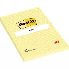   Post-it® Notizblock, 102 x 152 mm, quadratisch, selbstklebend, gelb, 100 % PEFC, SGSCH-PEFC-COC-110078
