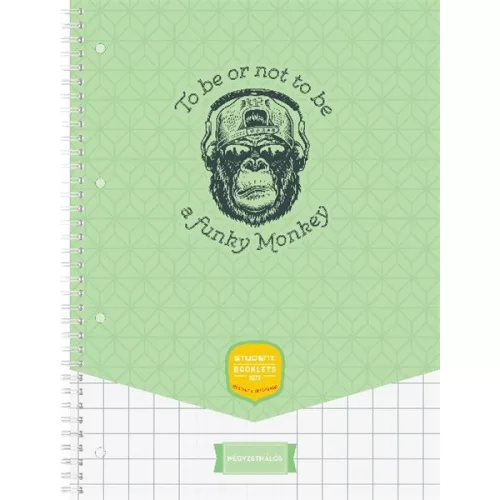 ICO Student Art A4 70lapos kockás spirálfüzet