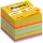 Post-it® 76x76mm 450 Blatt ultra-selbstklebende, regenbogenfarbene Würfelblöcke, 100% PEFC, SGSCH-PEFC-COC-110078