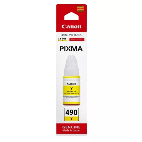 Bočica s tintom Canon GI-490, 70 ml, žuta