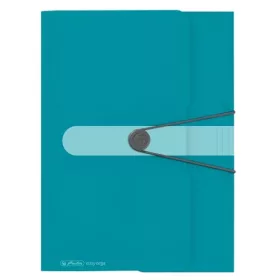   Herlitz mapa s gumenim uloškom Color Blocking A4 PP karipsko-tirkizne boje