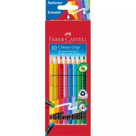   Faber-Castell Grip háromszögletű radíros 10 db színesceruza készlet