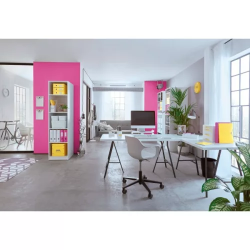 Leitz Wow A5 80lapos kockás rózsaszín spirálfüzet