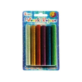   Aliga ljepilo s glitterom i miješanim štapićima 11 mm, 6 komada