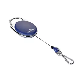 Robuster Yo-Yo-Karabiner, 1 Stück blauer Namensschildhalter