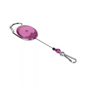 Robuster Yo-Yo-Karabiner, 1 Stück, lila Namensschildhalter