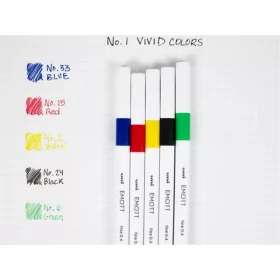   Uni Emott No.1 Vivid Colors 5db-os vegyes színű tűfilc készlet