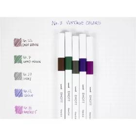   Uni Emott No.3 Vintage Colors 5db-os vegyes színű tűfilc készlet