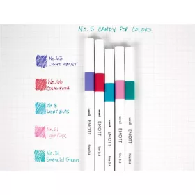   Uni Emott No.5 Candy Pop Colors 5db-os vegyes színű tűfilc készlet