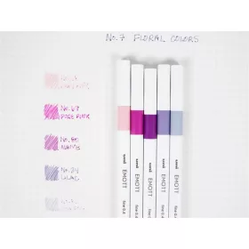   Uni Emott No.7 Floral Colors 5db-os vegyes színű tűfilc készlet