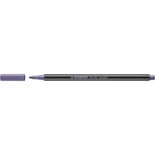 Stabilo Pen 68 metallic metál lila filctoll