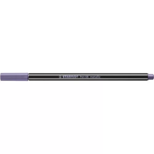 Stabilo Pen 68 metallic metál lila filctoll