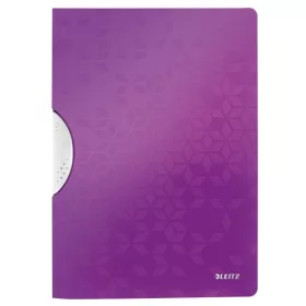 Leitz Wow Colorclip lila Schnellverschlussbinder
