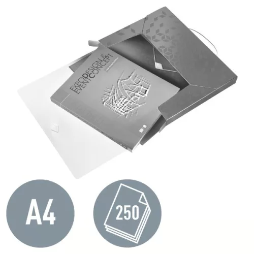 Leitz Wow Jumbo PP žuta gumena mapa