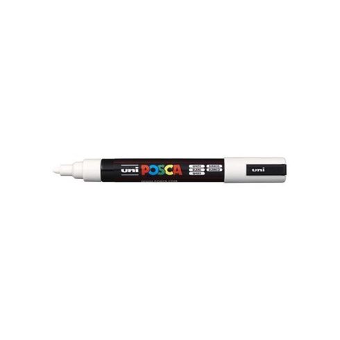 Uni POSCA PC-5M fehér marker