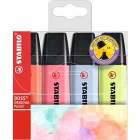   Stabilo BOSS ORIGINAL Pastel V2 4db-os vegyes színű szövegkiemelő