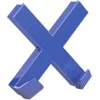 Dahle Mega XL 90x90mm kreuzförmiger blauer Magnetaufhänger