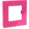 Dahle Mega XL 75x75mm quadratischer rosa magnetischer Fotorahmen