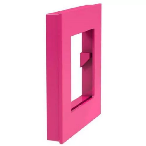 Dahle Mega XL 75x75mm quadratischer rosa magnetischer Fotorahmen