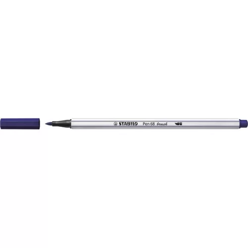 Stabilo Pen 68 brush sötétkék ecsetfilc