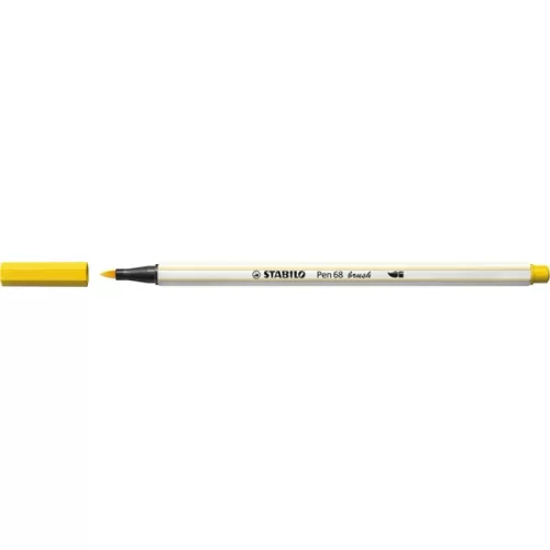 Stabilo Pen 68 brush sárga ecsetfilc