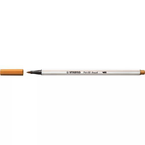 Stabilo Pen 68 brush okkersárga ecsetfilc