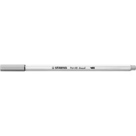 Stabilo Pen 68 brush középszürke ecsetfilc