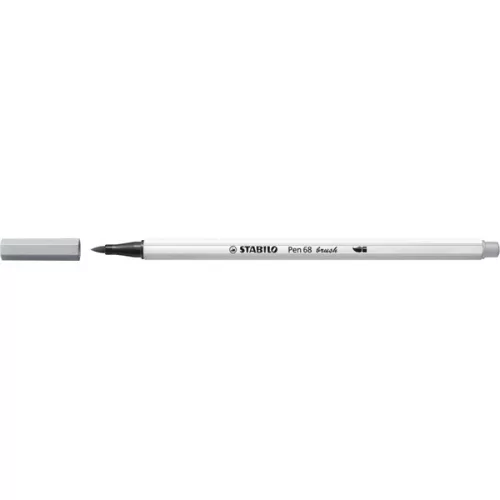 Stabilo Pen 68 brush középszürke ecsetfilc