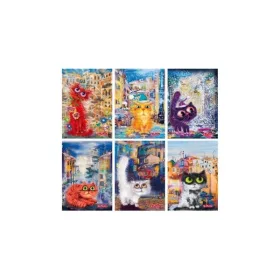 Herlitz Crazy Cats PP A5 60lapos vonalas füzet