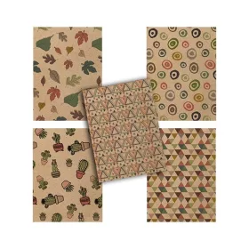   Pátria Design ECO Nature A4 40lapos sima vegyes színű füzet