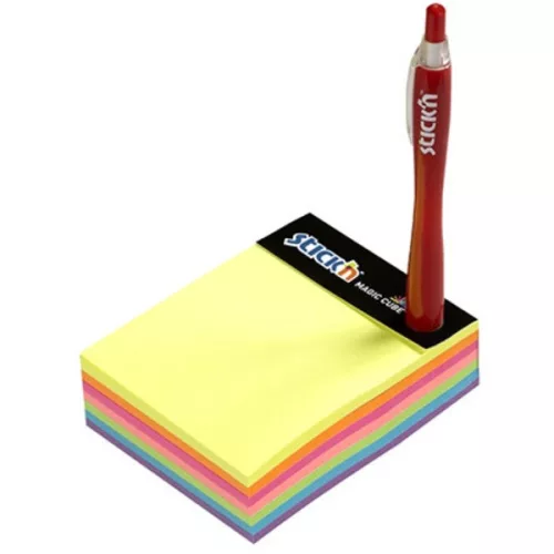 Stick'N MagicCube 101x76 mm 280 Blatt Neon-Notizblock