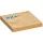 Stick'N KraftNotes 76x76 mm 100 Blatt selbstklebender Notizblock aus natürlichem Recyclingmaterial