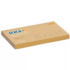   Stick'N KraftNotes 76x127 mm 100 lap öntapadós natúr újrahasznosított jegyzettömb