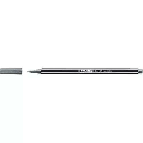 Stabilo Pen 68 metallic ezüst filctoll