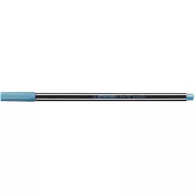 Stabilo Pen 68 metallic metálkék filctoll