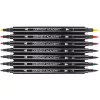 Derwent Academy 8 db-os kétoldalas akvarel filckészlet