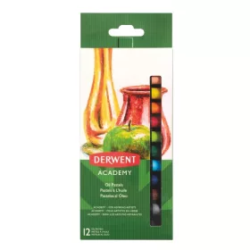 Derwent olajpasztell 12db-os vegyes színű kréta készlet