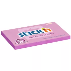   Stick'N 360° 76x127 mm 100 lap pink öntapadó jegyzettömb