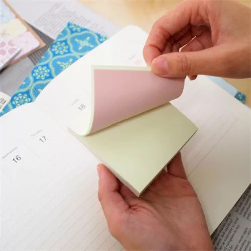 Stick'N 76x76 mm 100 Blatt 4-farbiger Pastell-Haftnotizblock