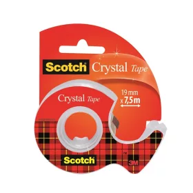 Scotch Crystal Clear 19 mm x 7,5 m Klebebandabroller