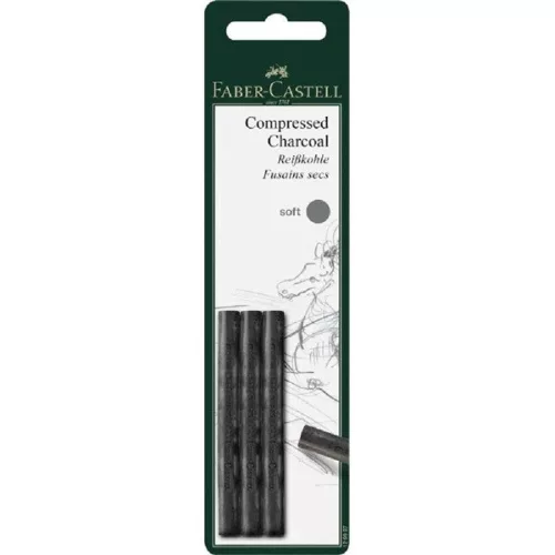 Faber-Castell AG Pitt puha 3db-os préselt faszén