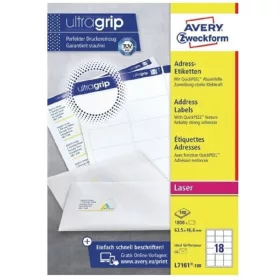 Avery L7161-100 QP 63,5x46,6mm 1800db-os etikett